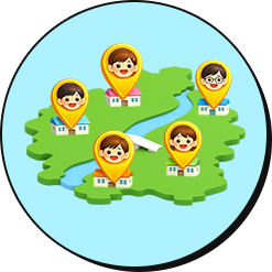 빈틈없는 마음건강 지원체계 아이콘