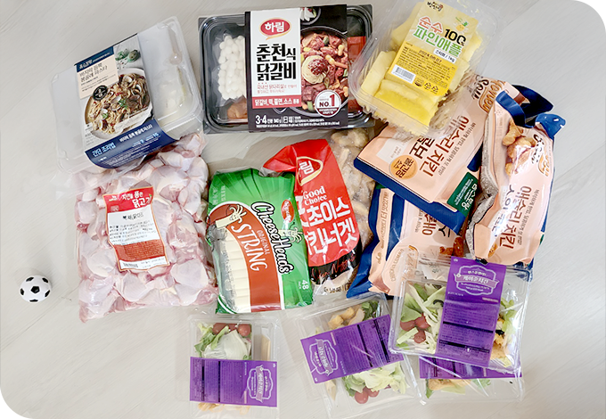 식품/의복 지원이미지