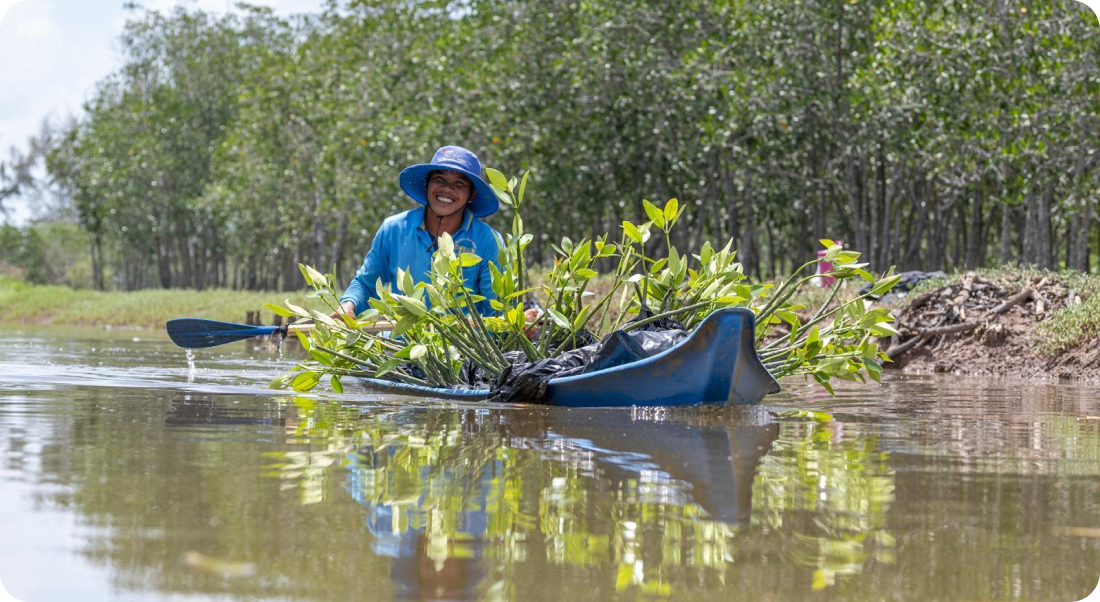 굿네이버스 ESG 사회공헌 파트너십: 인도네시아 맹그로브 숲 복원 및 환경 재생