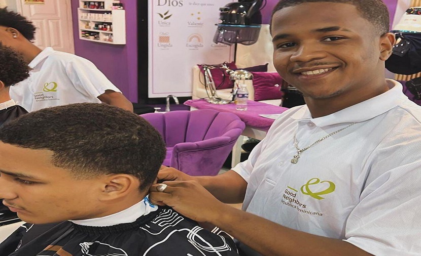 결연아동 조아퀸이 직업 훈련 프로젝트에 참여한 이미지