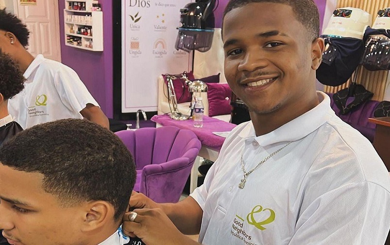 결연아동 조아퀸이 직업 훈련 프로젝트에 참여한 이미지