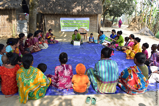 우리 단체, 방글라데시 보차간지 마을 산모를 위한 모자보건 사업 진행