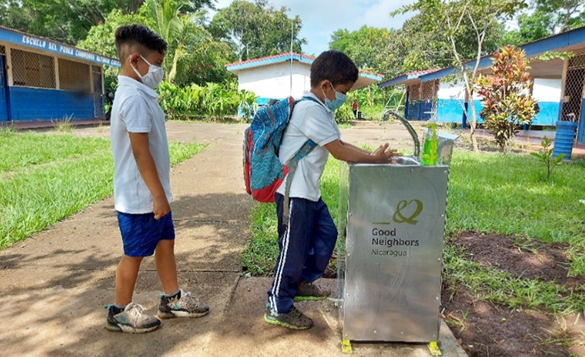 [세계 물의 날] 굿네이버스가 니카라과에 살고 있는 프랜시스와 친구들에게 깨끗한 물을 선물했어요!