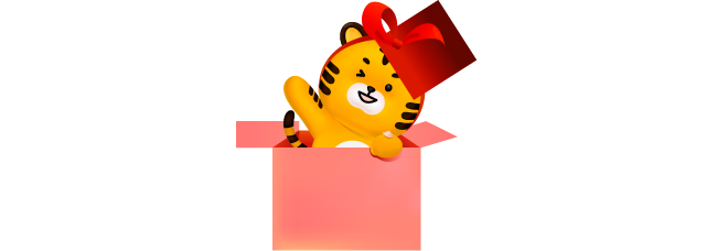 환하게 웃는 이모티콘