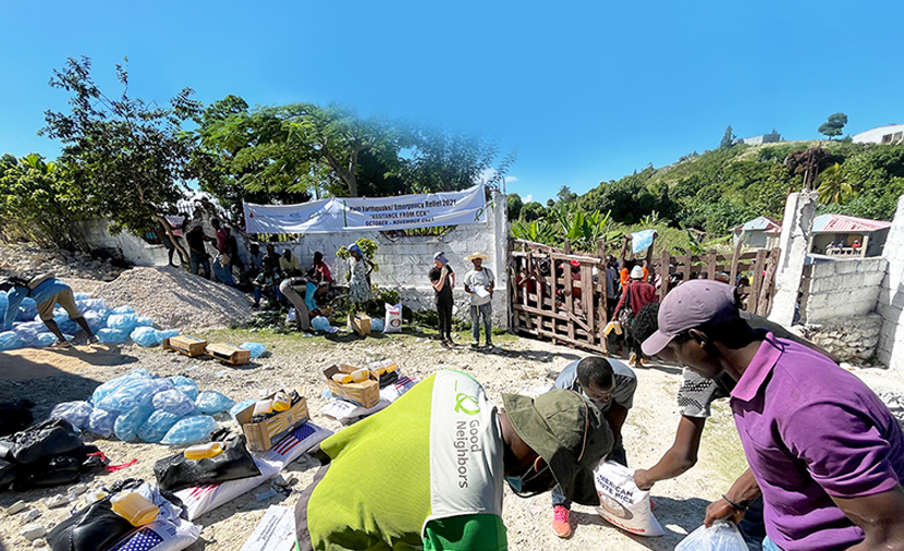 아이티 대지진 후 7개월, 가장 필요한 곳에 굿네이버스가 전한 희망의 손길