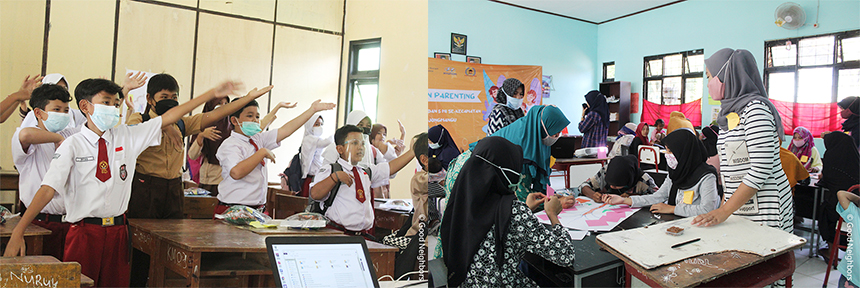 아동 대상 창의력 교육 현장 및 부모 교육 현장