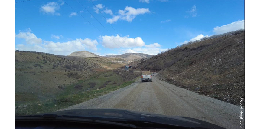 ​3: 물품이 현지 협력 기관의 창고에서 피해 지역까지 운송되는 과정3