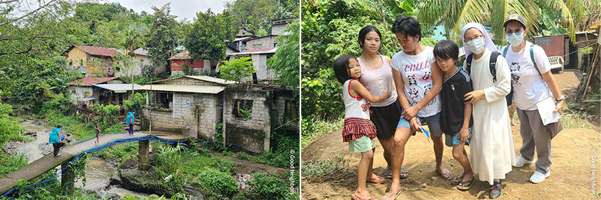 치과 치료를 위한 빈곤가정 방문