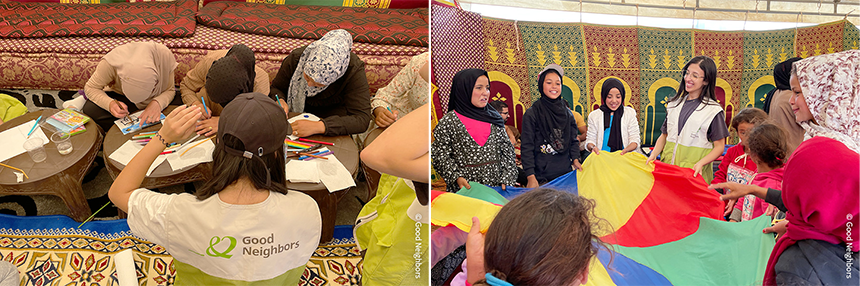 PSS 프로그램에 참여한 아동​