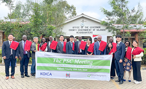 우리 단체, '케냐 카지아도주 보건시스템 강화를 통한 모성 및 신생아 보건 개선 사업' 제1차 사업운영위원회(PSC) 회의 진행