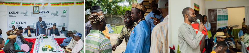 GLP 카메룬 론칭 세리머니 활동 모습