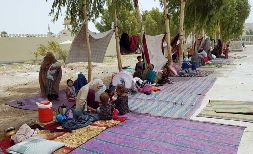 삶의 터전을 잃은 아프간 실향민들의 모습 