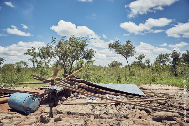 아이티의 돌길 모습