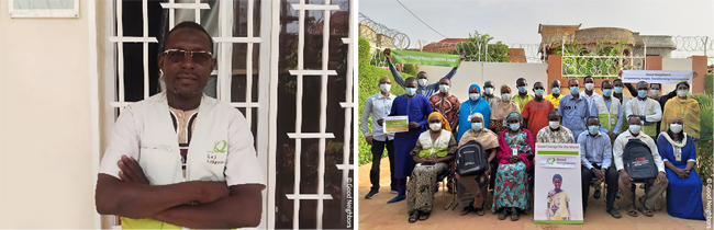 인터뷰에 임해준 Amadou Oumarou와 굿네이버스 니제르 직원들