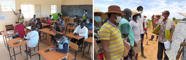 니제르의 경제적 지립을 위한 교육모습