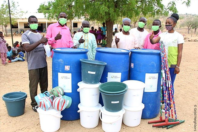 카메룬 비스카바이 지역 식수관리위원회 모습