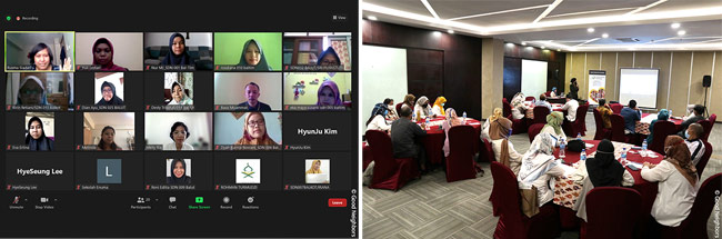 교사 이러닝 교육 역량 강화를 위한 워크숍 현장