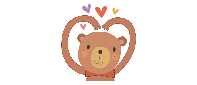 선물 상자를 들고 사진 촬영 중인 로켓펀치 멤버들