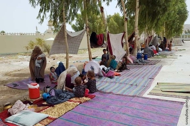 삶의 터전을 잃은 아프가니스탄 실향민들의 모습