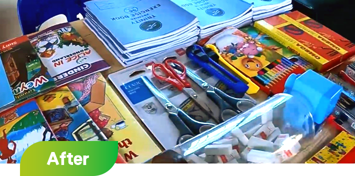 새 학용품 사진