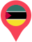 모잠비크 지역 표시